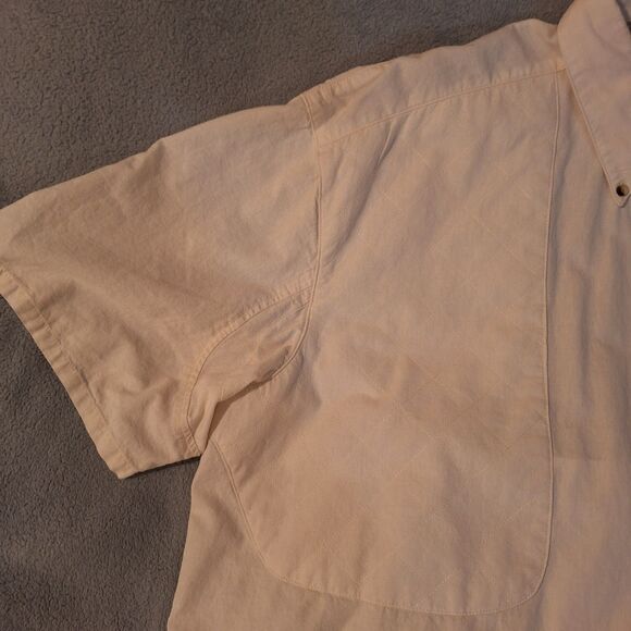 Browning Super Naturals Shooting Shirt Men XXL Beige Short Sleeve Button Down - Picture 5 of 11